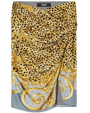 Versace Short Skirts - Métallisé