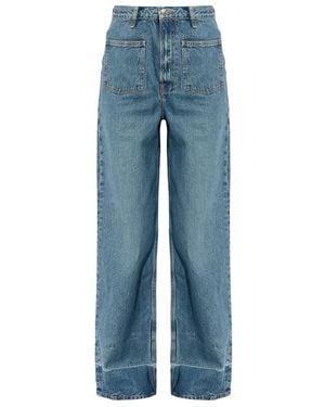 Samsøe & Samsøe Wide Jeans - Blu