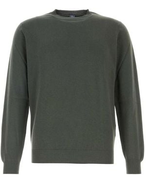 Fedeli Round-Neck Knitwear - Green