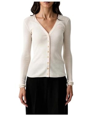 Elisabetta Franchi Cardigans - Blanco