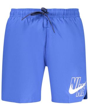 Nike Fitness ,Blauw ,Polyester 5' Volley Short