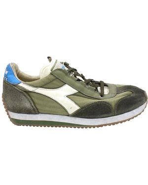 Diadora Dirty Stone Wash Evo Canvas Sneakers - Grün