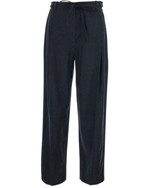 Tela Straight Trousers - Bleu