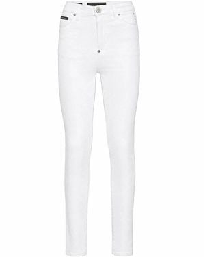 Philipp Plein Skinny Jeans - Blanco