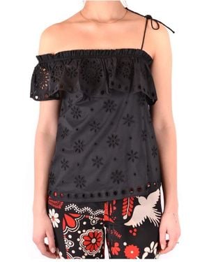 RED Valentino Sleeveless Tops - Black