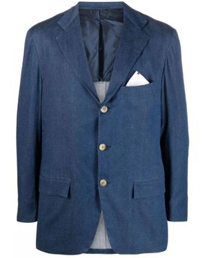 Kiton Blazers - Blue