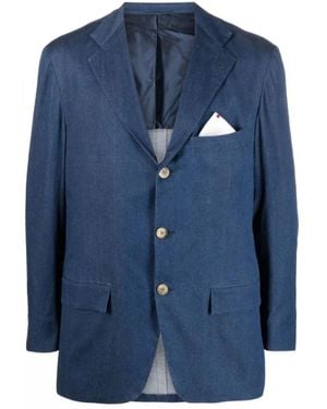 Kiton Blazers - Blue