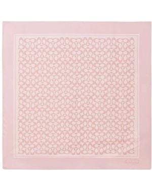 COACH Silky Scarves - Rosa