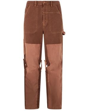 DIESEL Straight Jeans - Brown