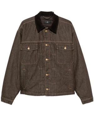 7 For All Mankind Denim Jackets - Marron