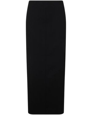 KHAITE Rokken ,Zwart ,Polyester Lyle Crepe Midi Rok