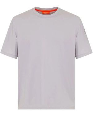 Suns Graues Crew Neck Logo T-Shirt