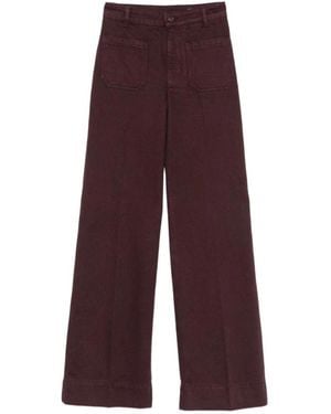 Victoria Beckham Wide Jeans - Purple