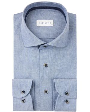 Profuomo Casual Shirts - Blue