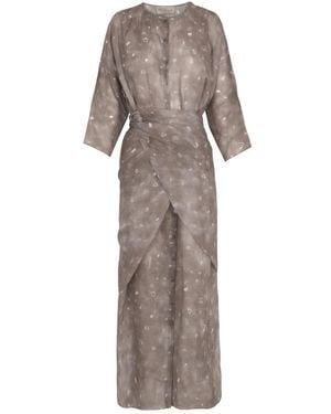 Cortana Midi Dresses - Grey