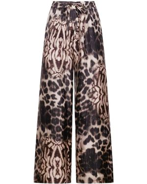 Pierre Louis Mascia Wide Trousers - Brown