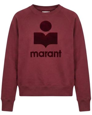 Isabel Marant Hoodies & Sweatvesten ,Rood ,Katoen Milly Ny Sweatshirt