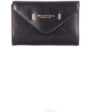 The Bridge Logo Front Wallet - Zwart