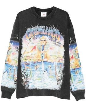 CASABLANCA T-Shirts - Black