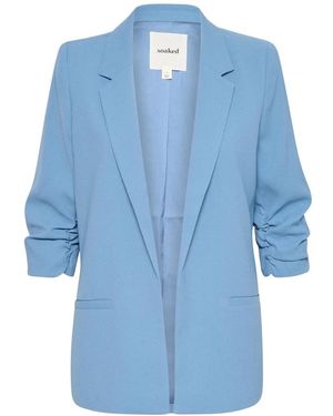 Soaked In Luxury Blazers - Blu