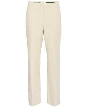 Part Two Slim-Fit Trousers - Natural