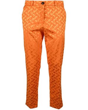 Rrd Pantaloni in poliestere ed elastan elasticizzati - Arancione