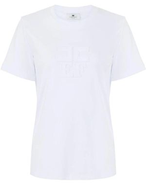 Elisabetta Franchi T-Shirts - White