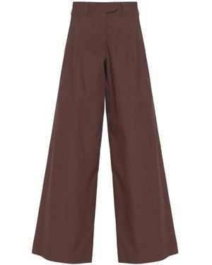 Soallure Wide Pants - Brown