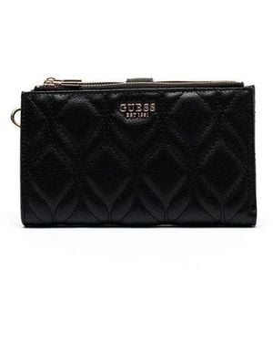 Guess Accessoires ,Zwart ,Maxine Slg Dbl Zip Organizer
