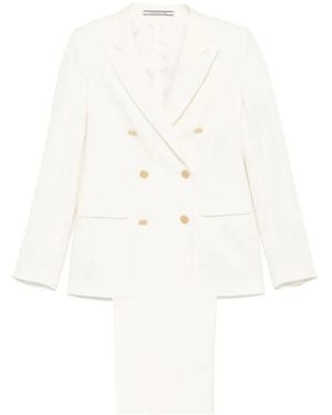 Tagliatore Double Breasted Suits - Blanco