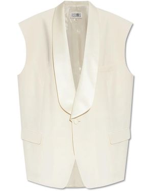 MM6 by Maison Martin Margiela Vests - Neutro