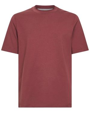 Brunello Cucinelli T-Shirts - Red
