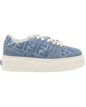 Fendi Elegante Sneakers Mit Keilabsatz - Blau