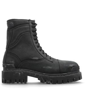 Balenciaga Schoenen ,Zwart ,Katoen Combat Strike L20 Enkellaarsjes
