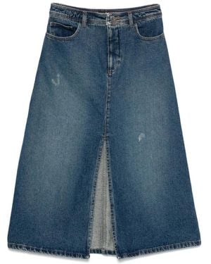 A.P.C. Denim Skirts - Blue
