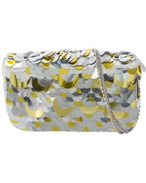 Rabanne Sparkle Mini Schultertasche - Grün