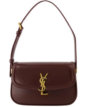 Saint Laurent Tassen ,Rood ,Leer Solferino Mini - Paars