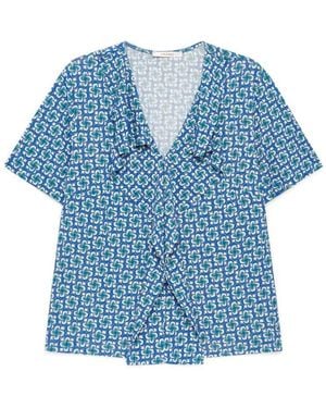 Maliparmi Blouses - Blue