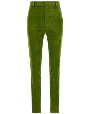 Gucci Broeken ,Groen ,Slim-Fit Broeken