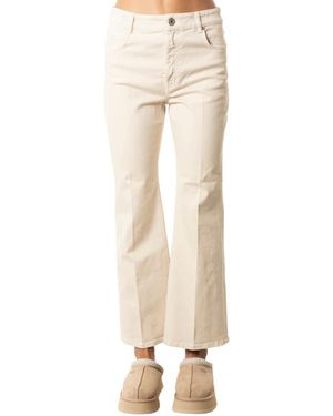 Weekend by Maxmara Jeans ,Katoen Polonia Broek - Naturel