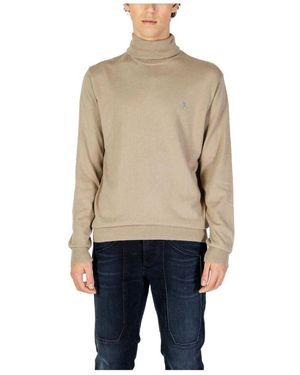 U.S. POLO ASSN. Kaschmir Baumwolle Rollkragen Pullover - Natur
