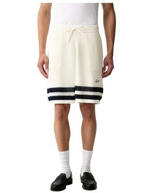 KENZO Korte Broeken ,Katoen Shorts Van Mesh - Wit