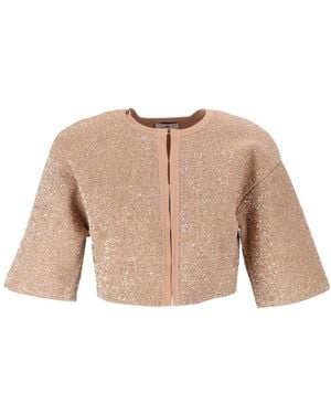Elisabetta Franchi Maglia Tricot - Braun
