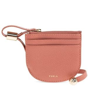 Furla Laura Kartenetui Mit Riemen - Pink