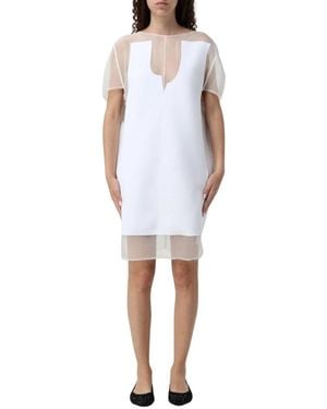 KHAITE Short Dresses - Blanco