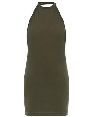 Balenciaga Tops ,Groen ,Katoen Off-Shoulder Top