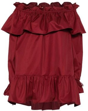 Saint Laurent Cotton Dresses - Red