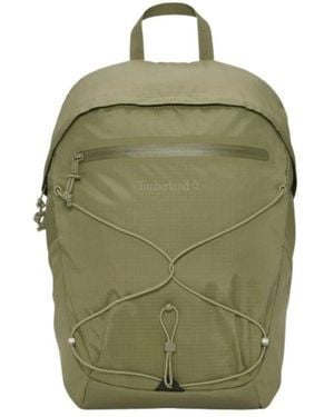 Timberland Grüner rucksack mit reißverschlussöffnung