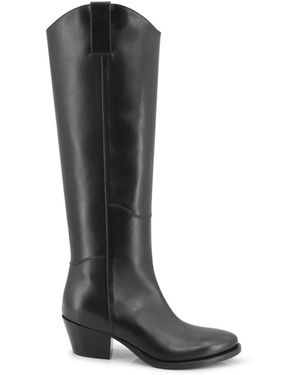 P.A.R.O.S.H. Schwarze Flache Schuhe Eleganter Stil