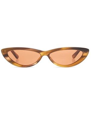 McQueen Accessoires ,Bruin ,Zonnebrillen - Naturel